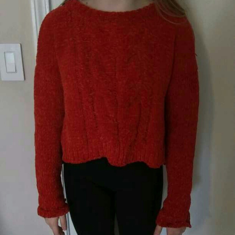 Red sweater